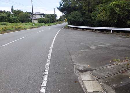 施工前:町道木屋・天神岬線道路排水路改修工事