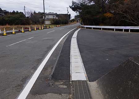 施工後:町道木屋・天神岬線道路排水路改修工事