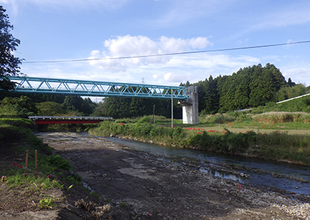 施工後：河川海岸維持管理工事（河道掘削）
