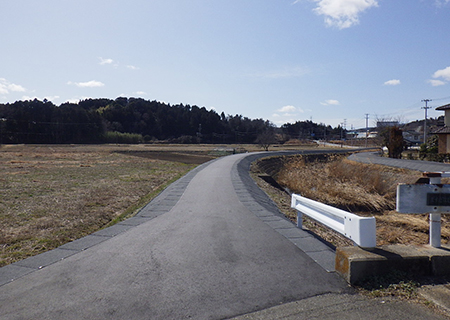 施工後：河川海岸改良（改良）工事（堤防補強）