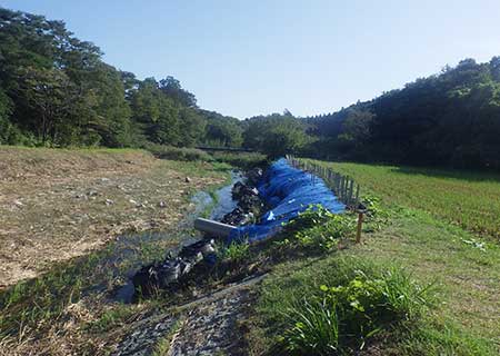 施工前：河川海岸維持管理工事（河道掘削）