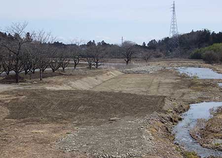 施工後：河川海岸維持管理工事（河道掘削）