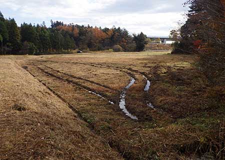 施工前:大谷山沢地区外基盤整備工事